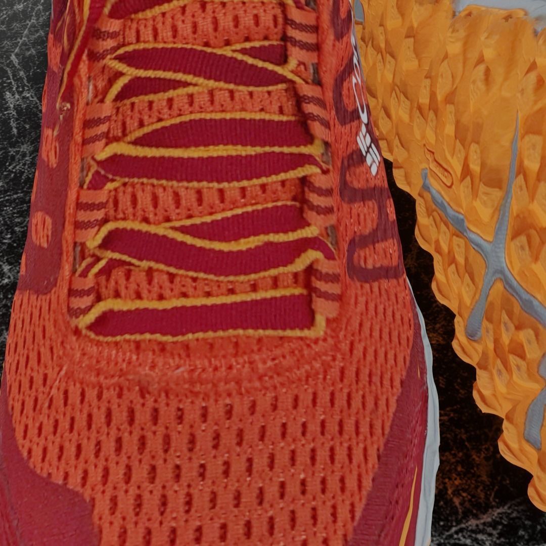COLUMBIA MONTRAIL 3D SHOES  Low-poly 3D model_11