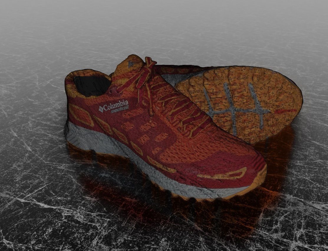 COLUMBIA MONTRAIL 3D SHOES  Low-poly 3D model_13