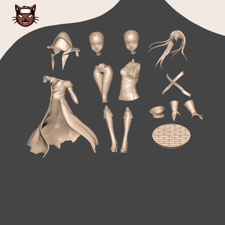 BISHOUJO - SHADOW FROM EMINENCE IN SHADOW AS A GIRL 3D print model_1