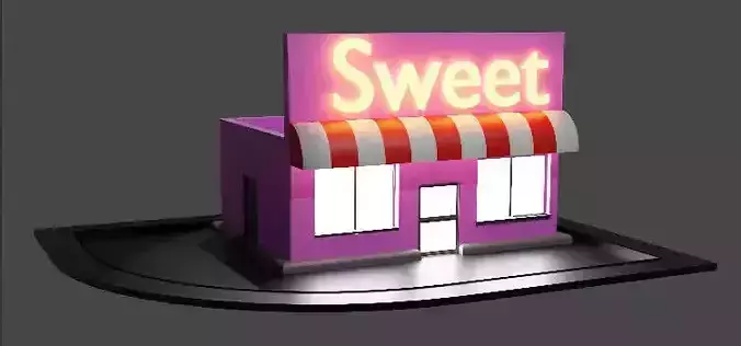 sweet shop model 3D model