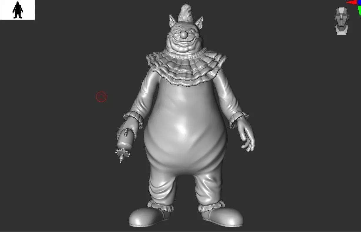 Fatso Klown Figure  3D print model_0