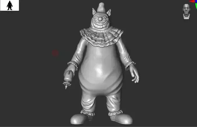 Fatso Klown Figure  3D print model