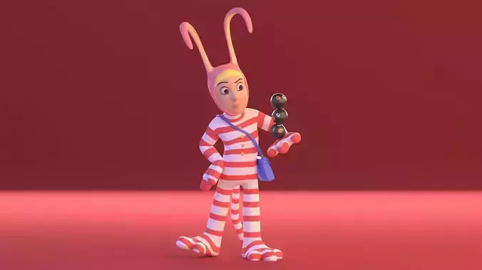 Popee the Performer 3D model