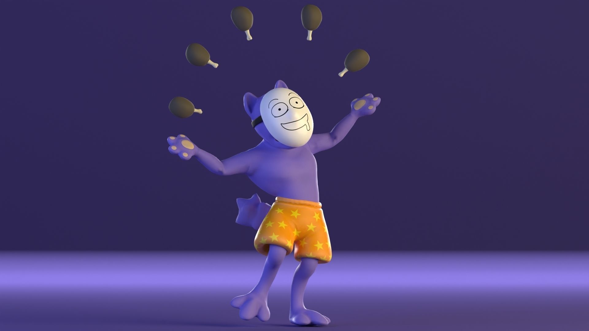 Popee the Performer 3D model_4