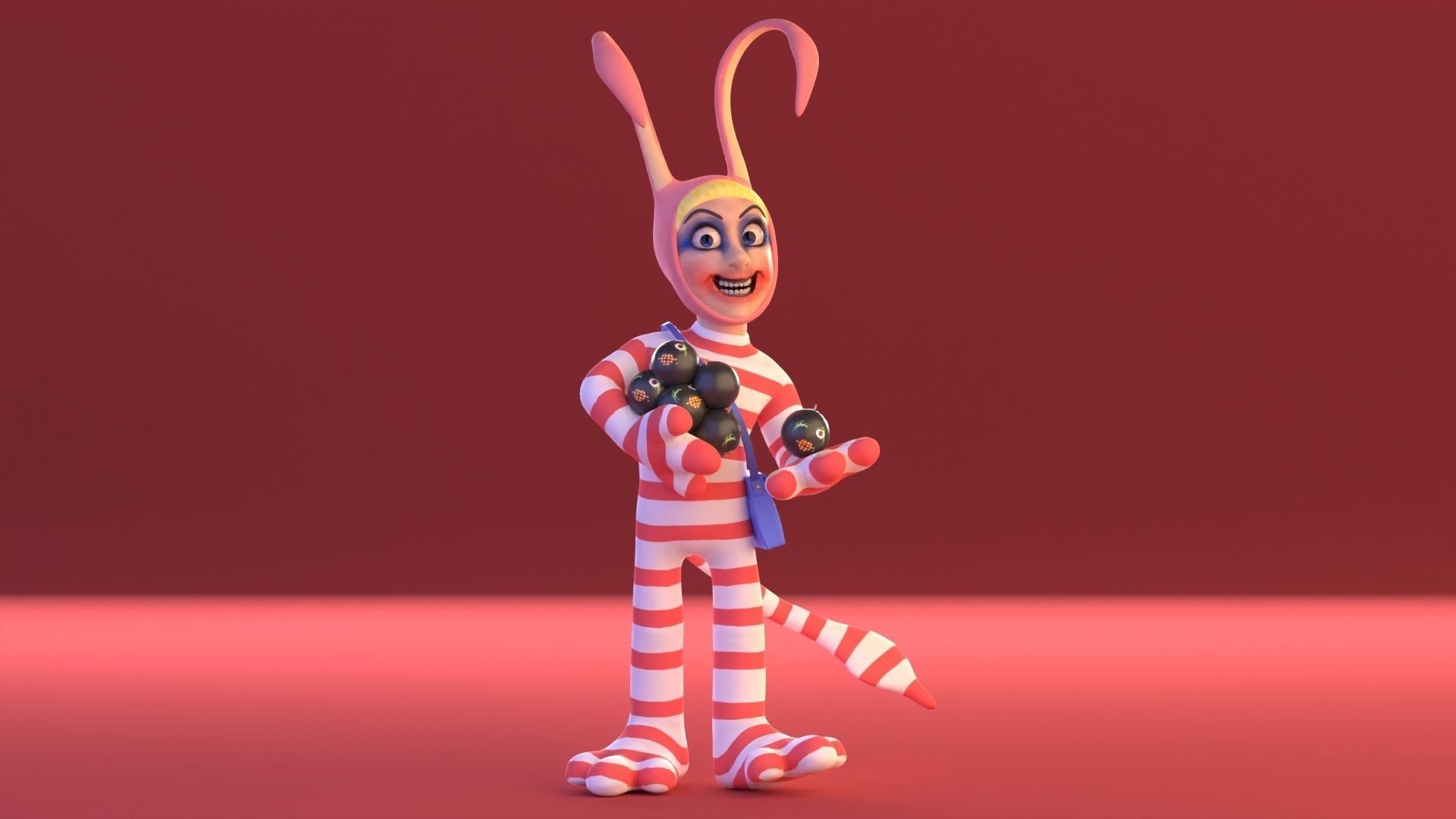 Popee the Performer 3D model_2