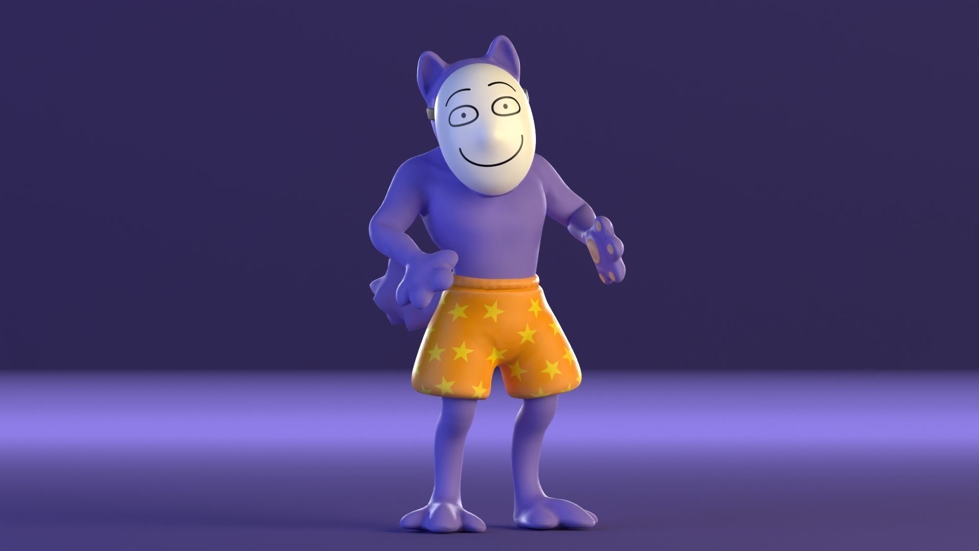 Popee the Performer 3D model_3