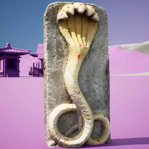 Snack Worship Idol - Hindu Religion God 3D model