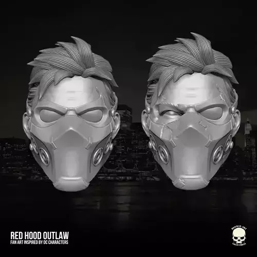 Red Hood Outlaw Fan art 3D printable File For Action Figures