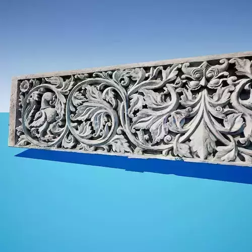 Peacock Wooden Sculpt Plank