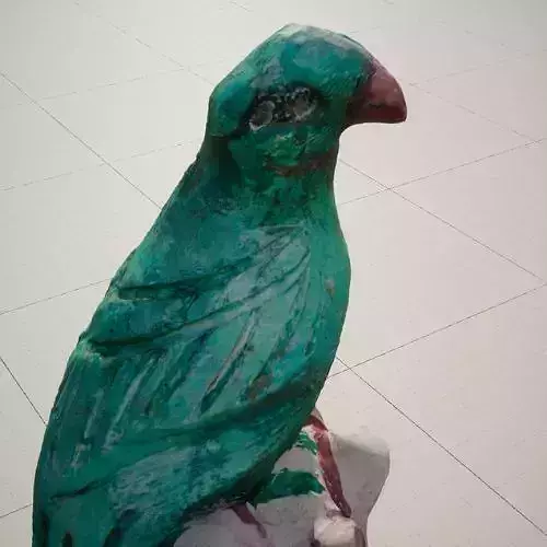 Parrot Concrete Sculpture