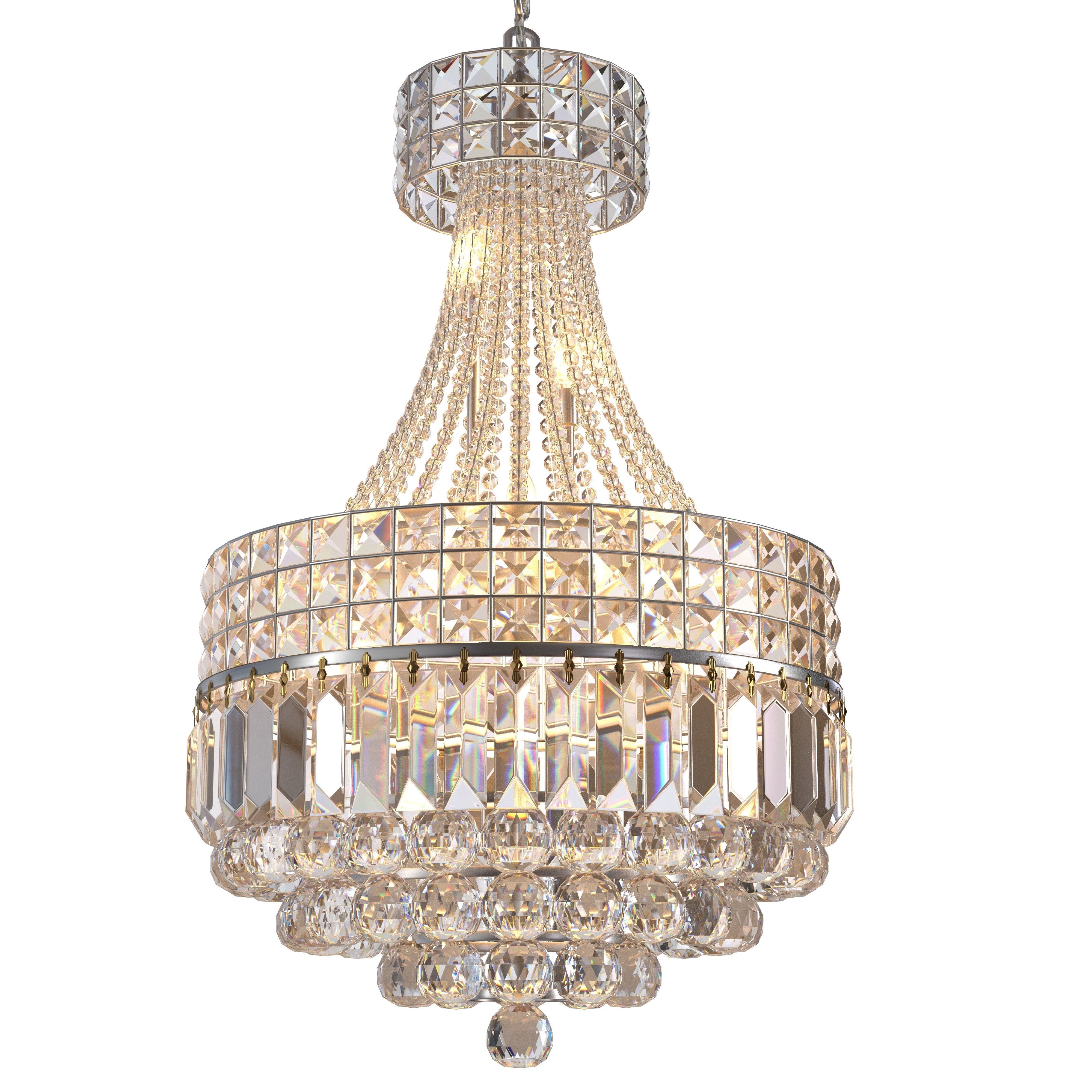 WABON Crystal Chandelier 3D model_1