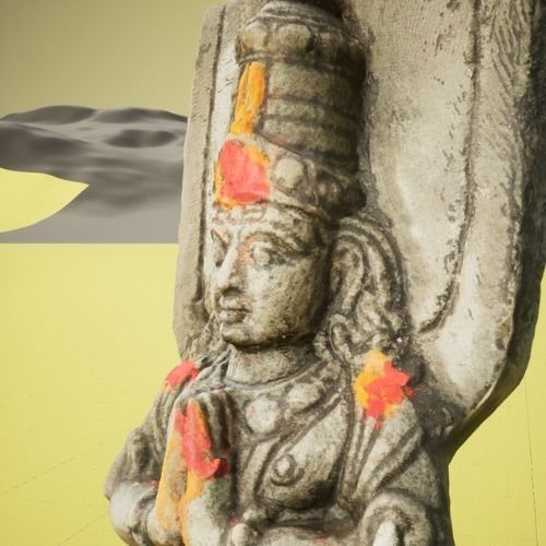 Ketu Navagraha God Idol 3D model_6