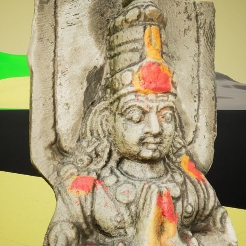 Ketu Navagraha God Idol 3D model_7