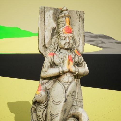 Ketu Navagraha God Idol 3D model_8