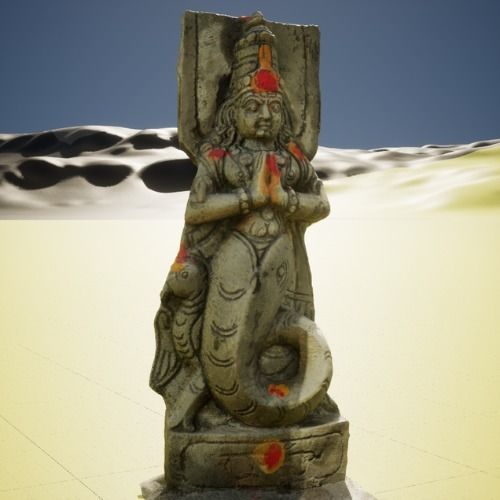 Ketu Navagraha God Idol 3D model_5
