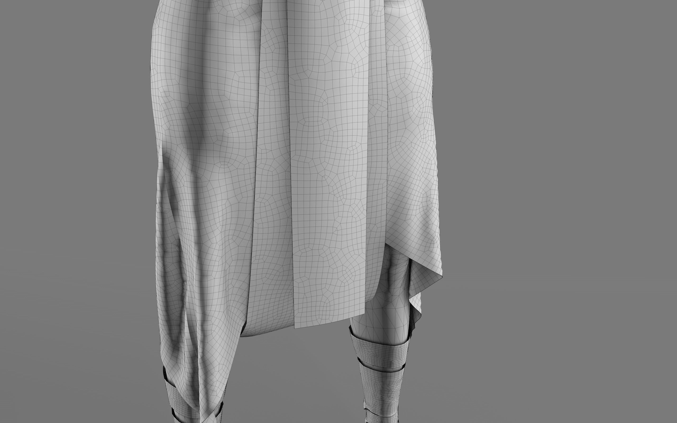 Ancient Egyptian Woman A-pose 3d Model 3D model_45