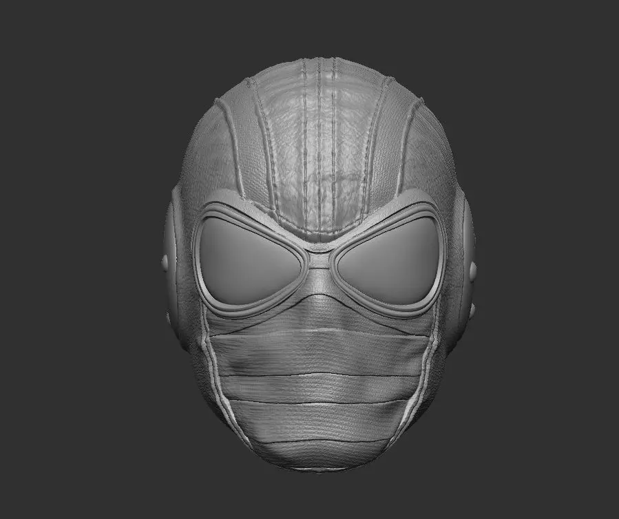 Spiderman Noir - Headsculpt for Action Figures 3D print model_0