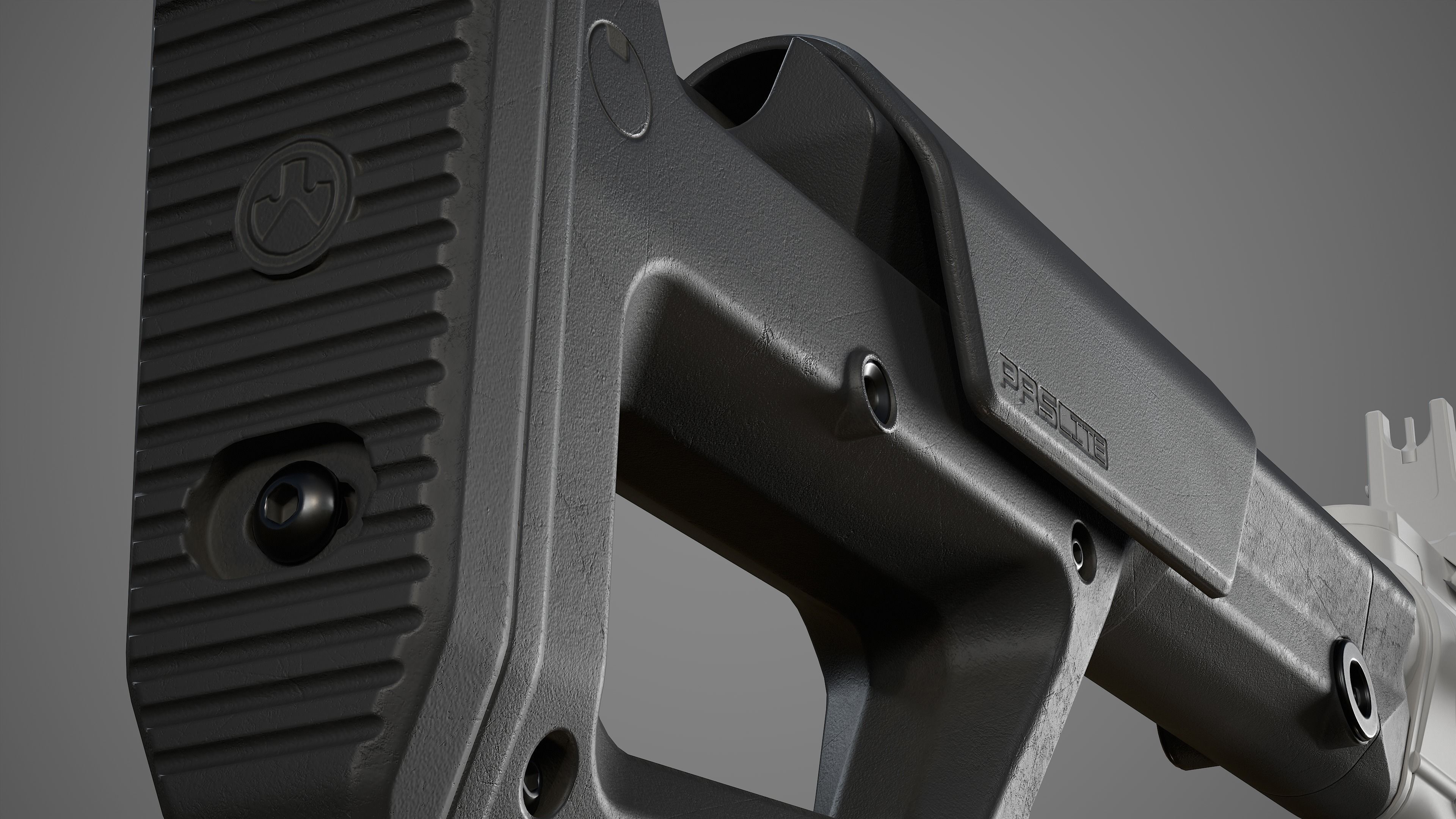 3D model MAGPUL - PRS Lite Stock - Replica VR / AR / low-poly | CGTrader
