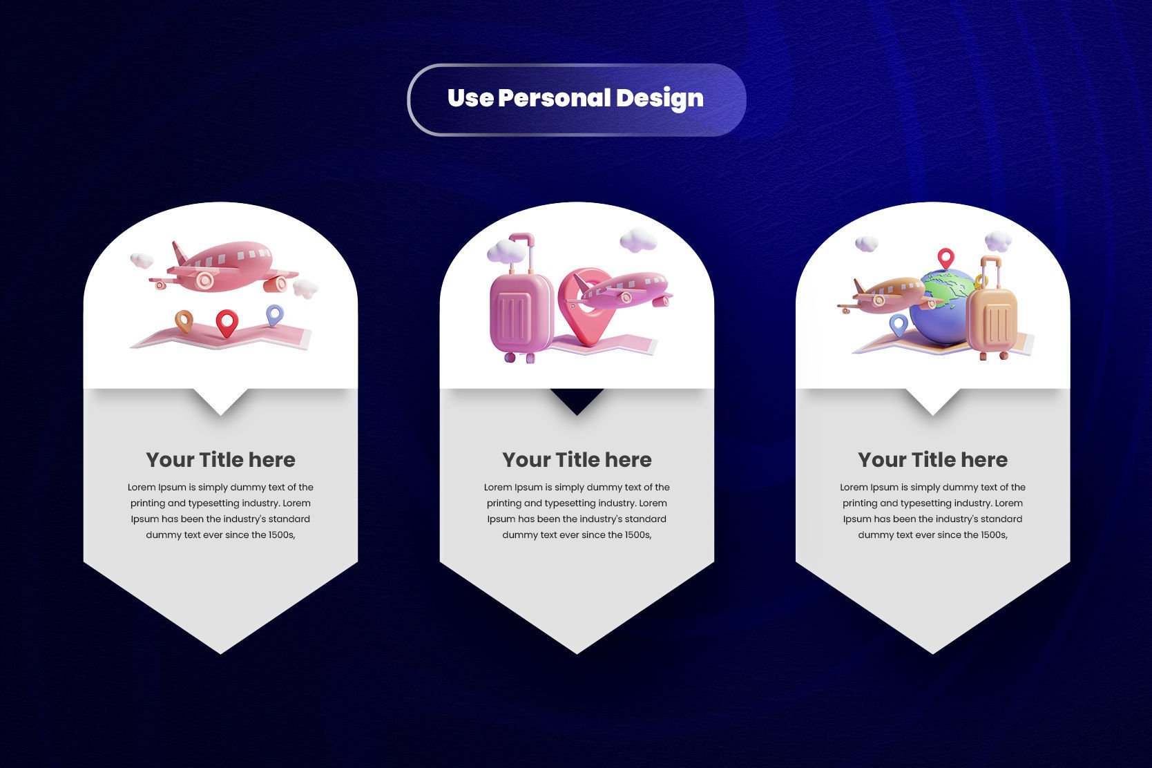 Travel 3d Illustration Icon Pack 3D model_3