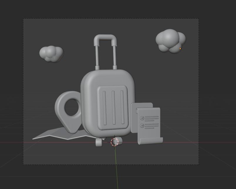 Travel 3d Illustration Icon Pack 3D model_28