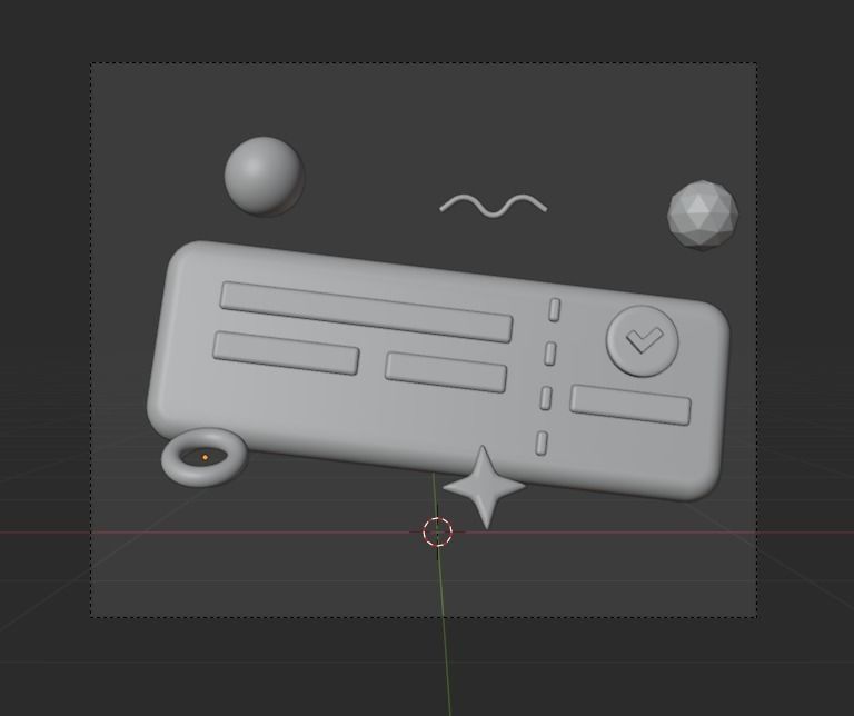 Travel 3d Illustration Icon Pack 3D model_36