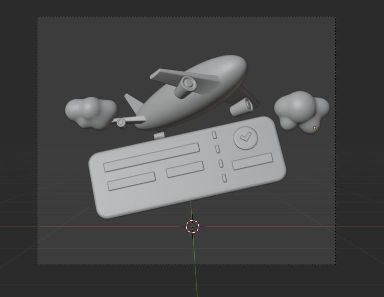 Travel 3d Illustration Icon Pack 3D model_11