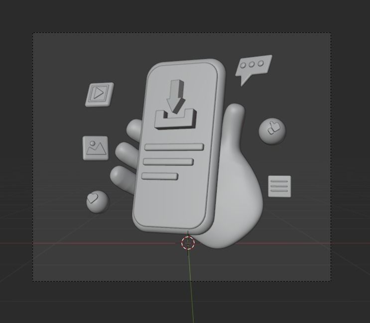 Travel 3d Illustration Icon Pack 3D model_30