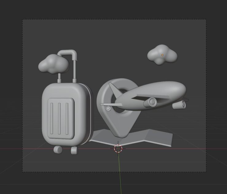 Travel 3d Illustration Icon Pack 3D model_20