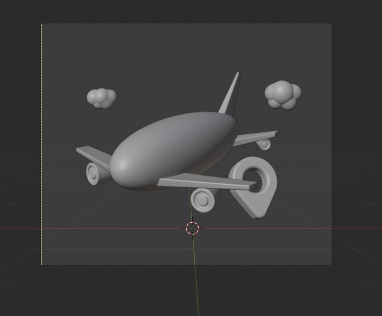 Travel 3d Illustration Icon Pack 3D model_7