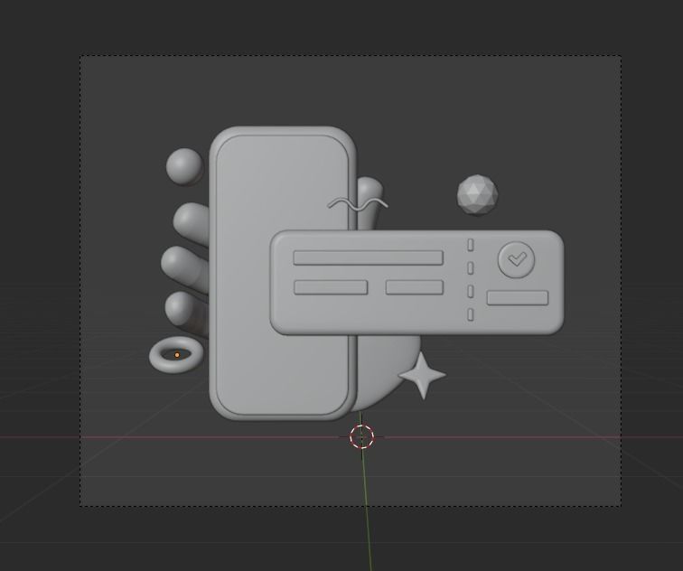 Travel 3d Illustration Icon Pack 3D model_38