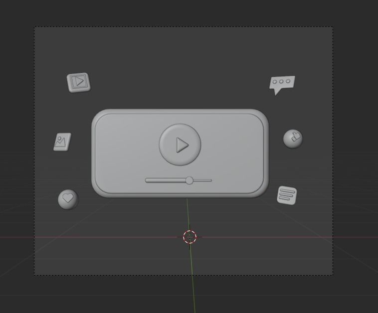 Travel 3d Illustration Icon Pack 3D model_25