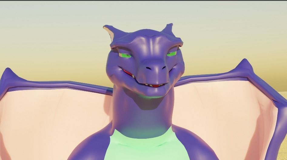 ToonDragon 3D model_1