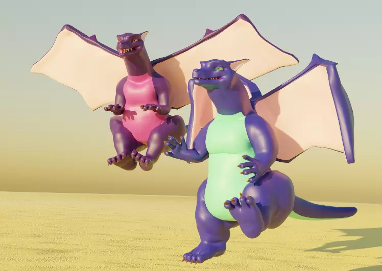 ToonDragon 3D model_0