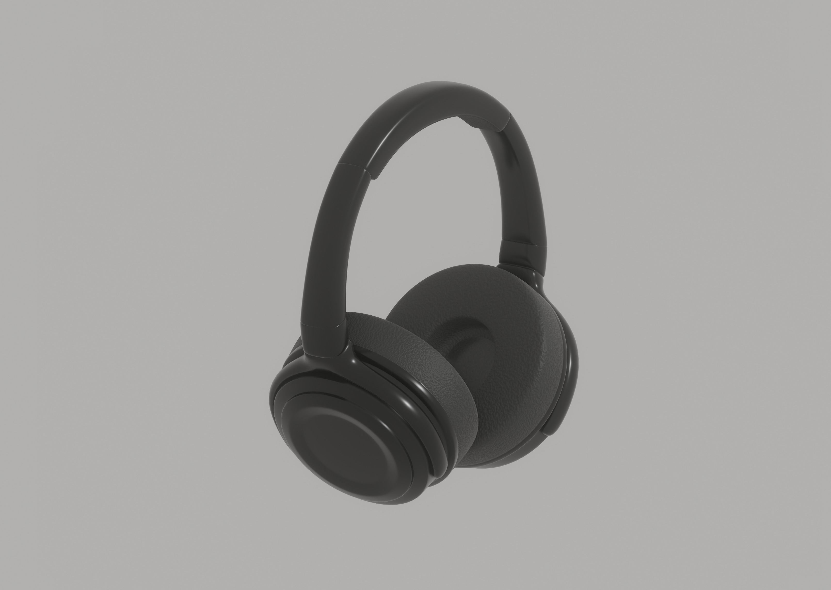 Bluetooth Headphones 3D model_6