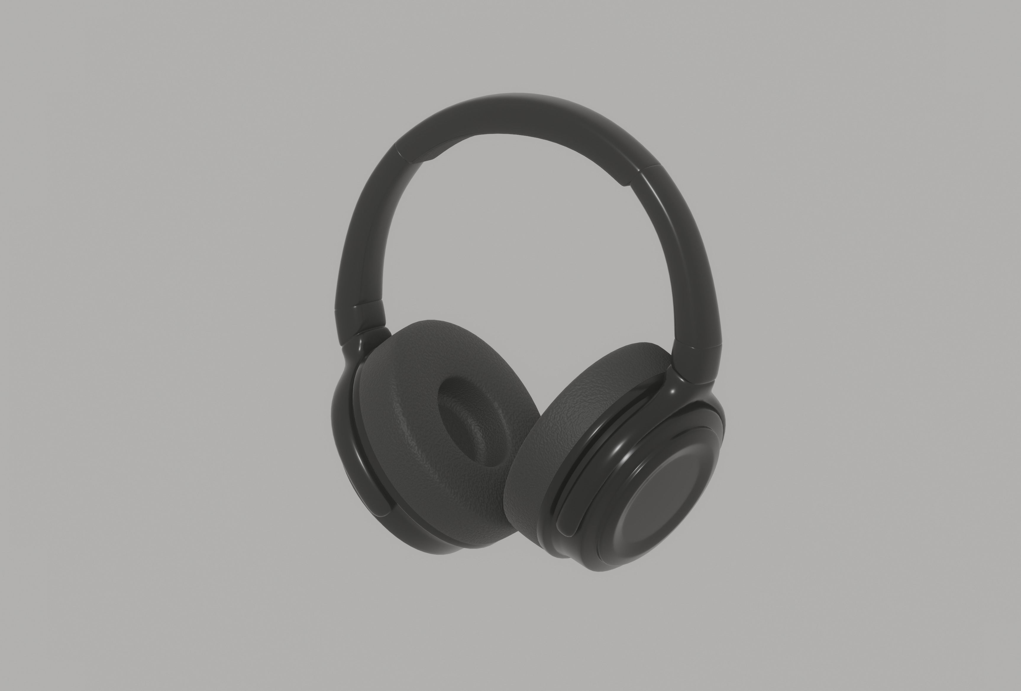 Bluetooth Headphones 3D model_2