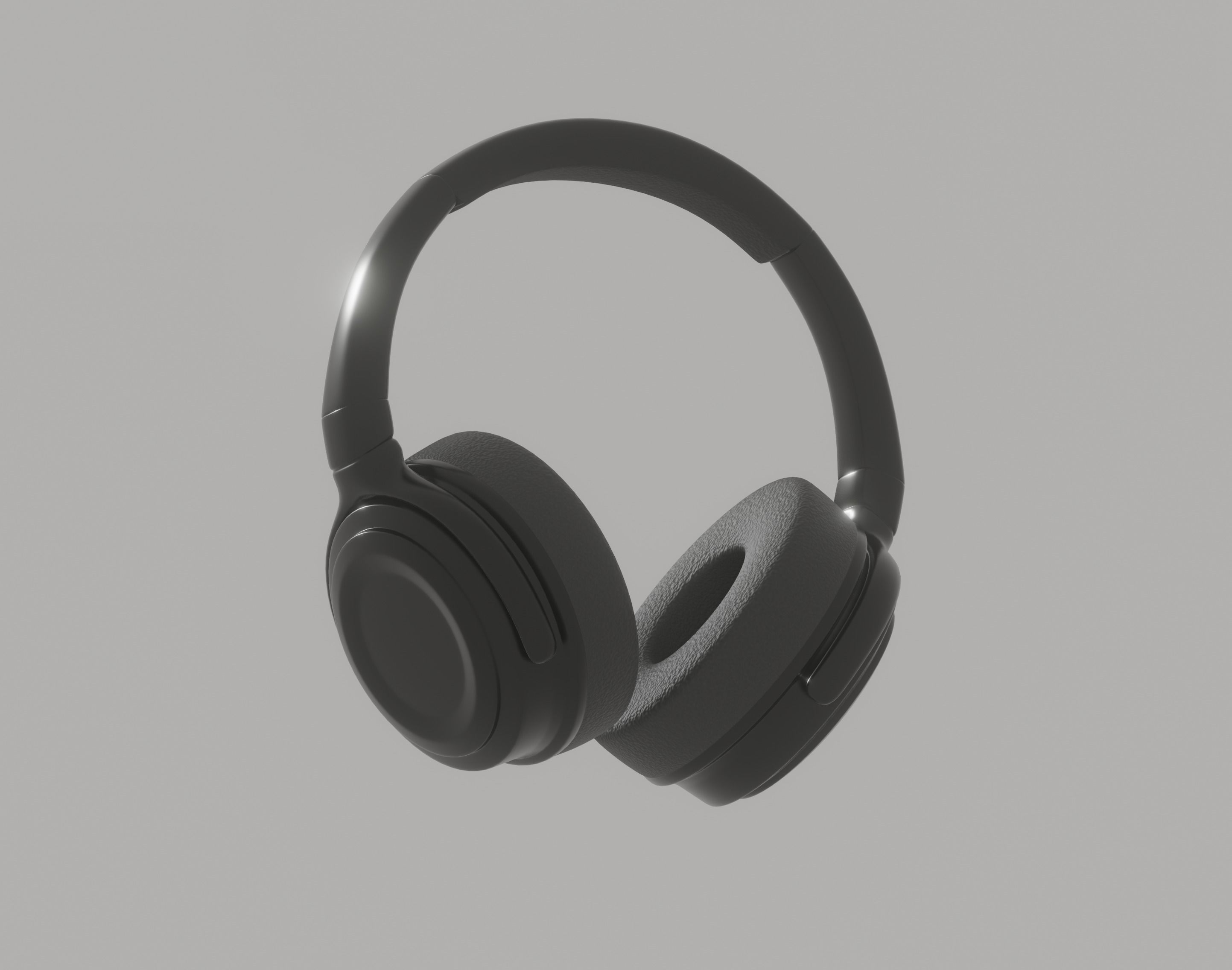 Bluetooth Headphones 3D model_8