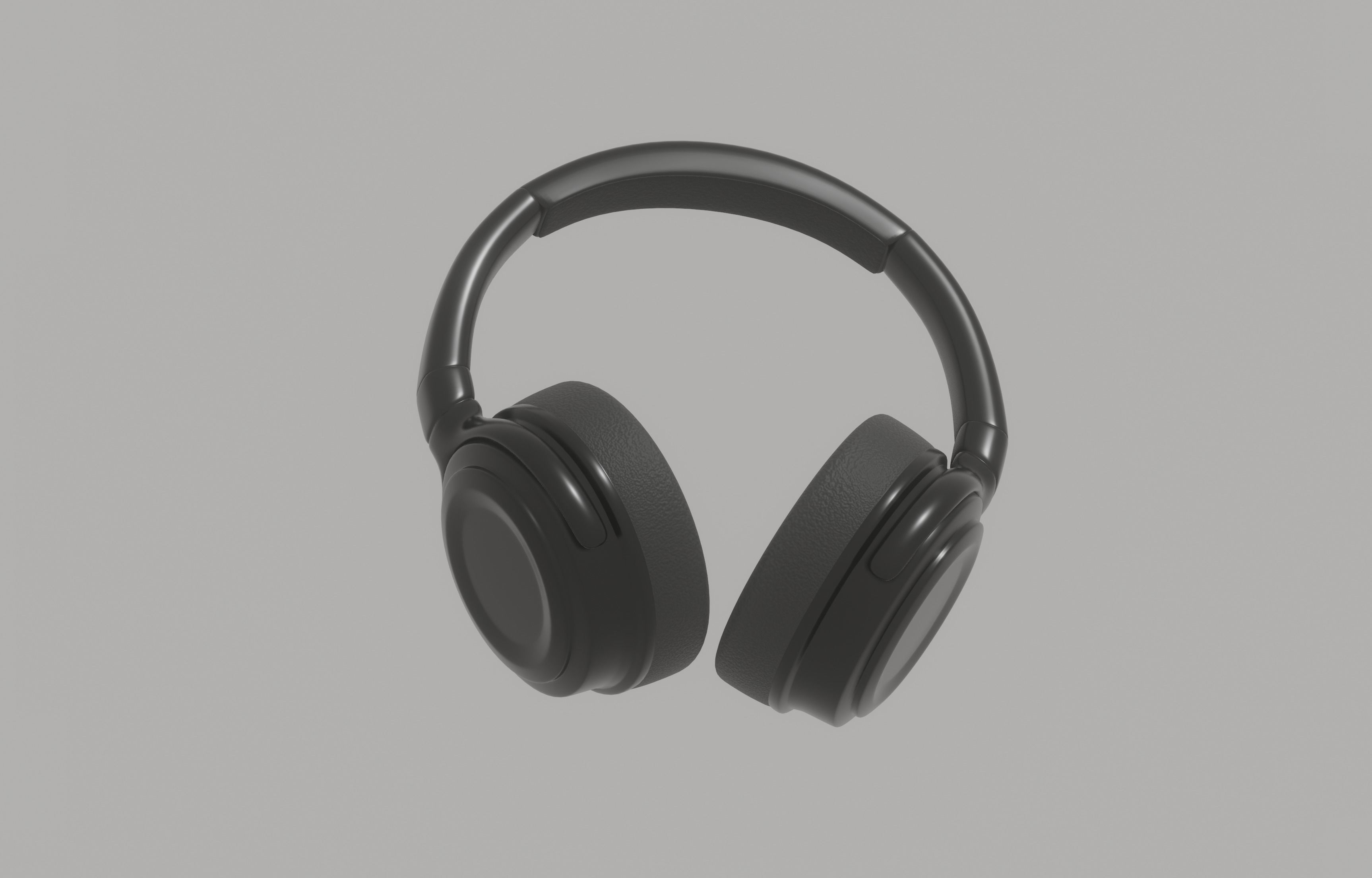 Bluetooth Headphones 3D model_4
