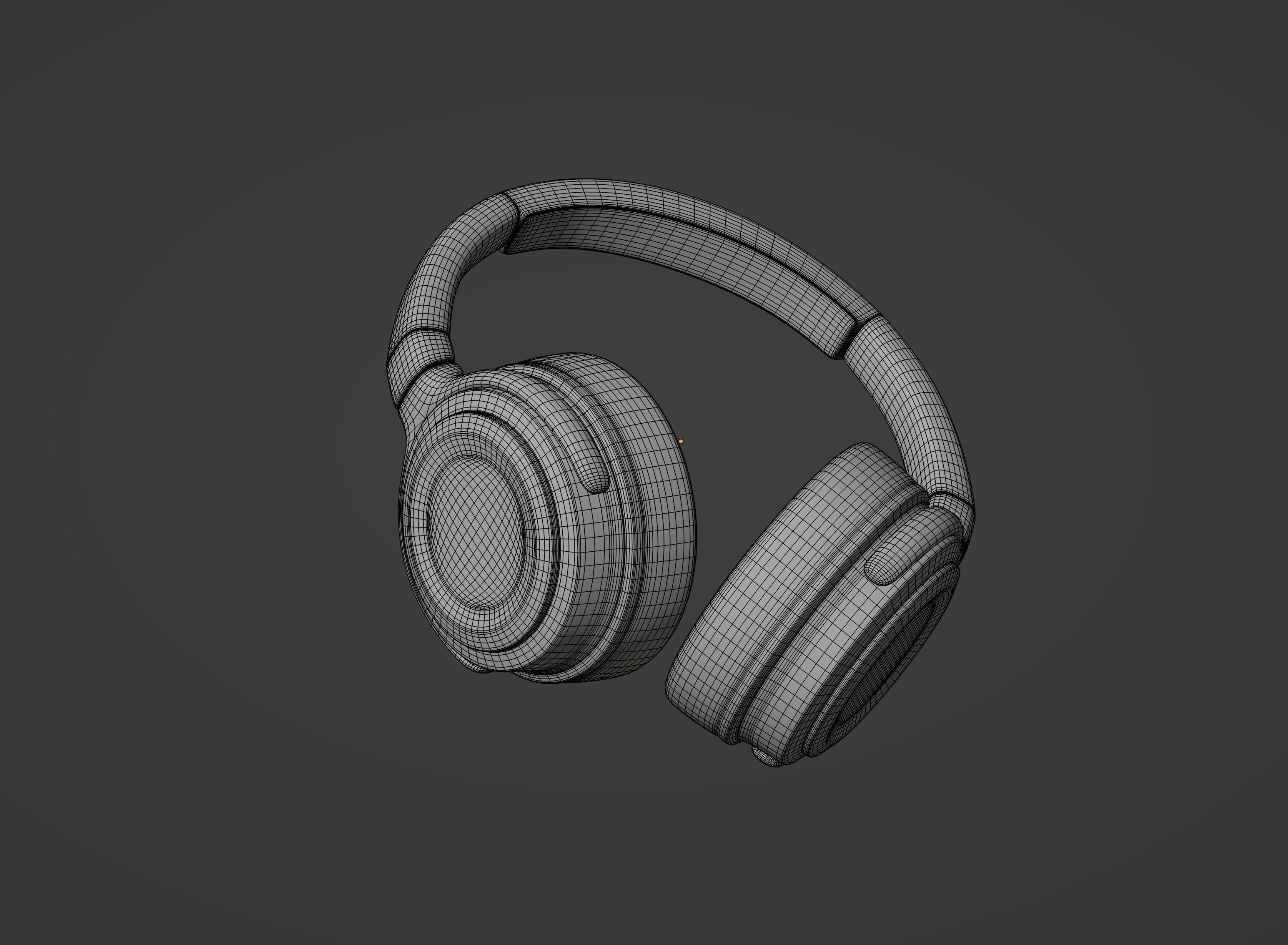 Bluetooth Headphones 3D model_14