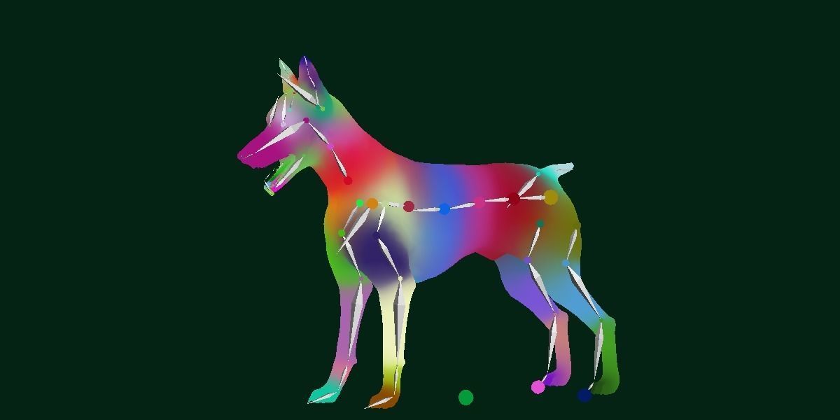 Dobermann Pinscher Dog Breed  3D model_16