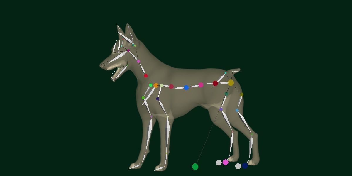 Dobermann Pinscher Dog Breed  3D model_7