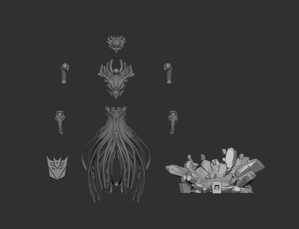 Quintessa from Transformers movie 3D print model_8