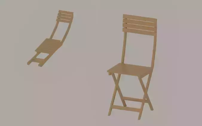 Folding Chair 3D model