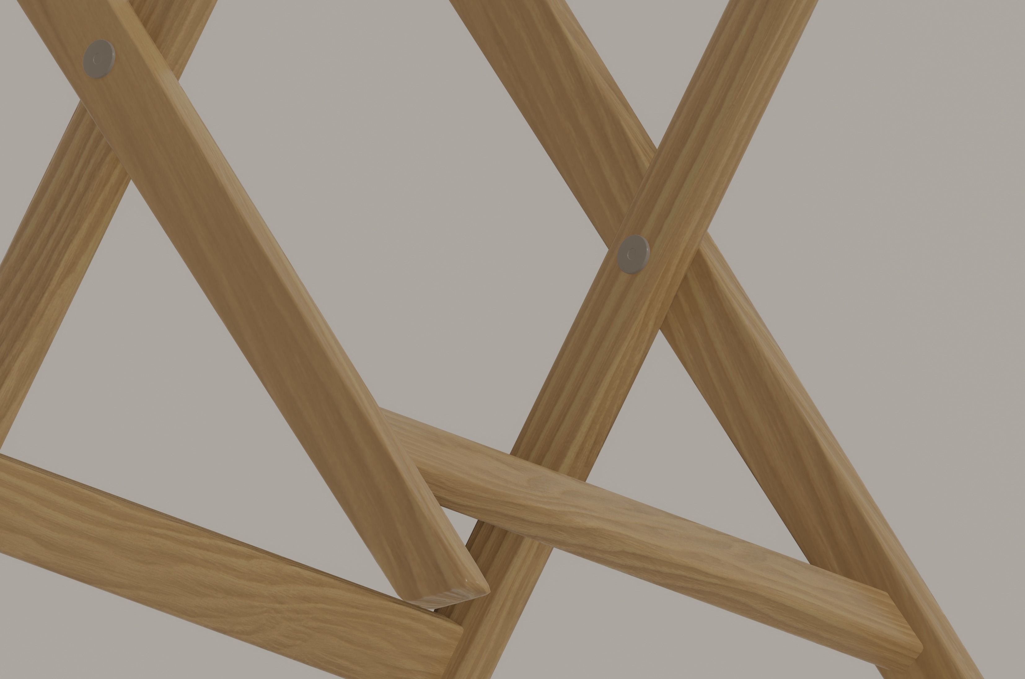 Folding Chair 3D model_13