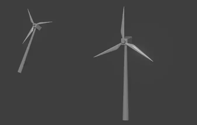 Wind Turbine 3D model