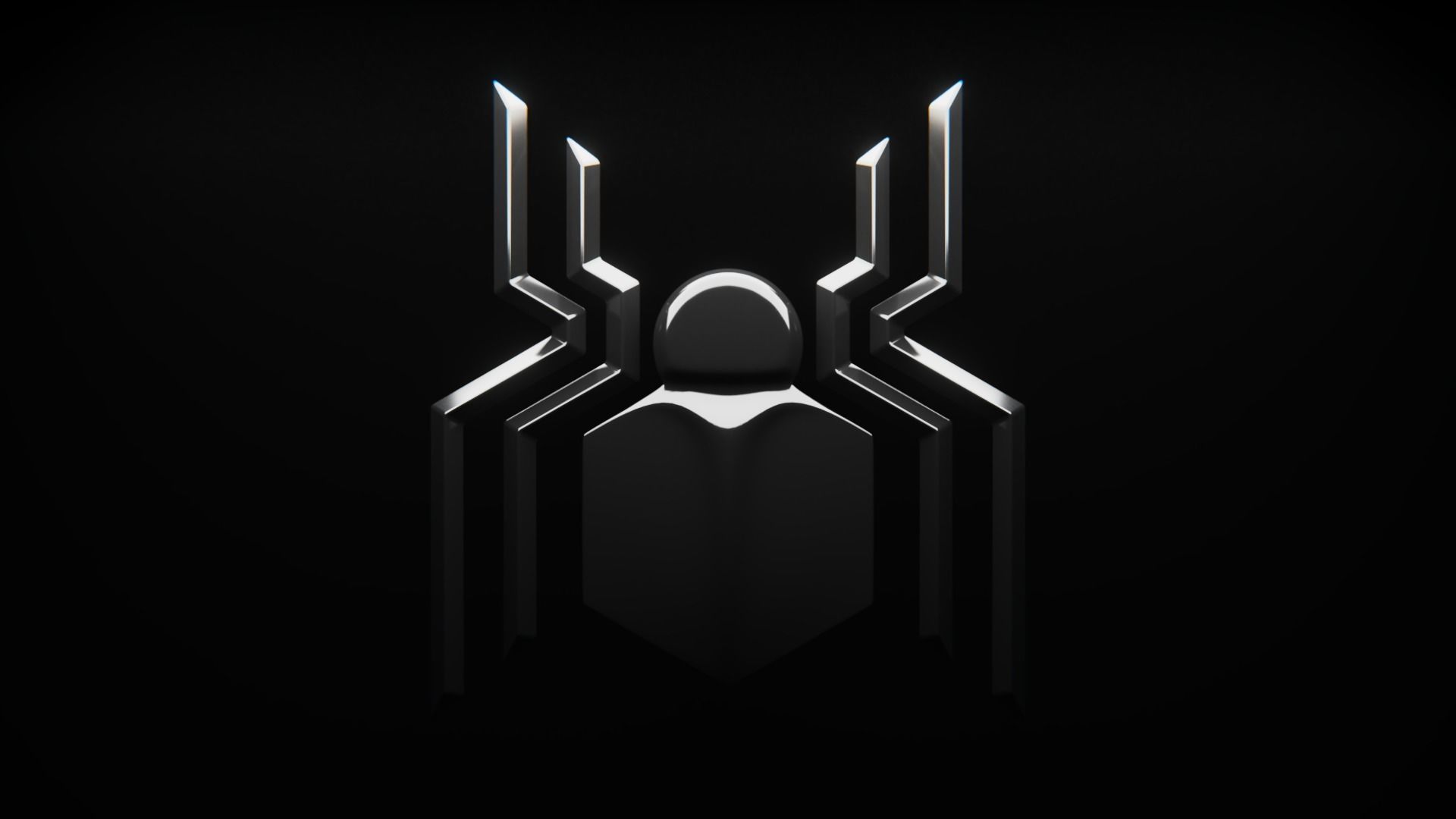 Inspired Spider Emblem - Realistic Superhero 3D Model 3D model_2
