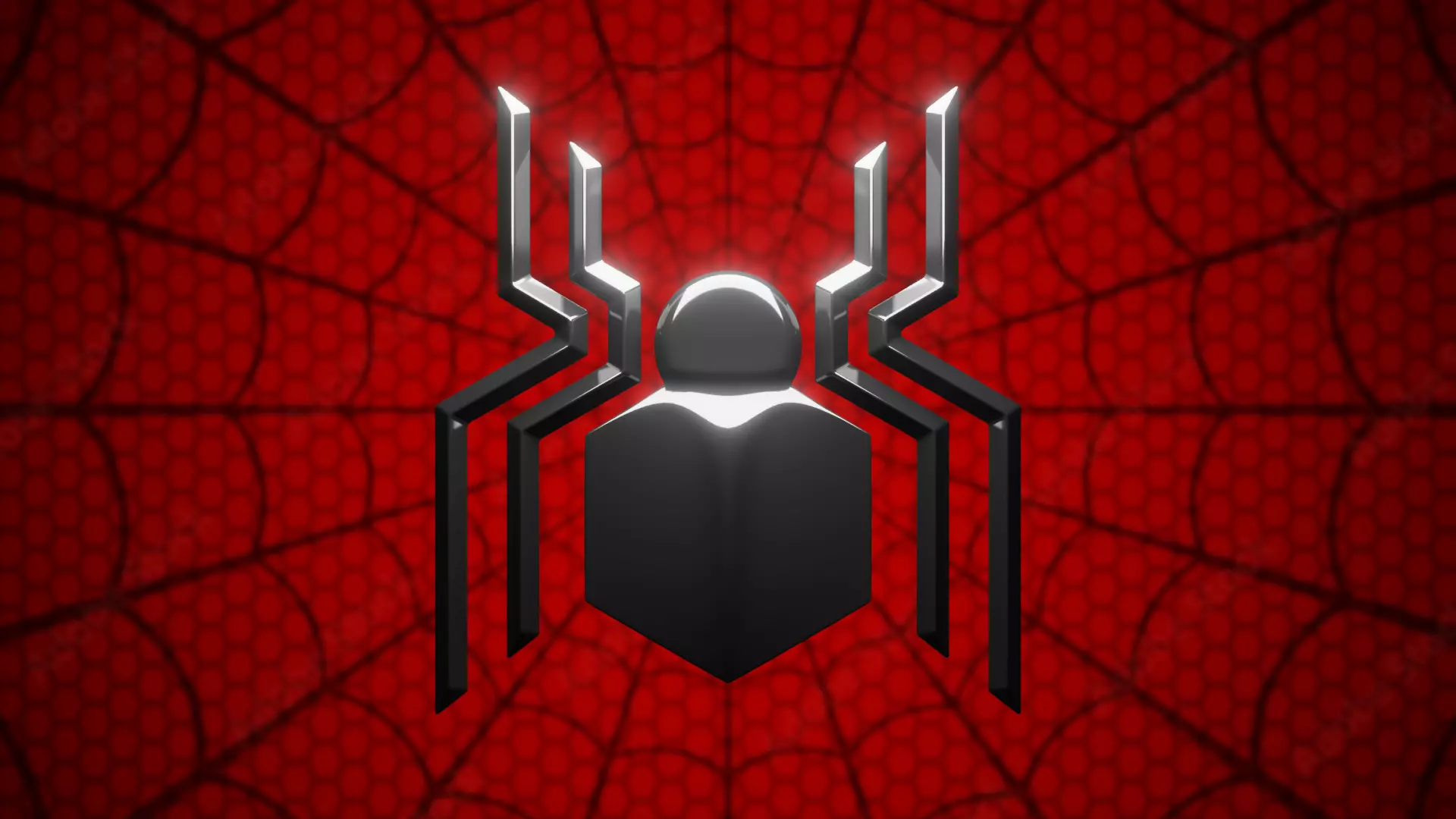 Inspired Spider Emblem - Realistic Superhero 3D Model 3D model_0