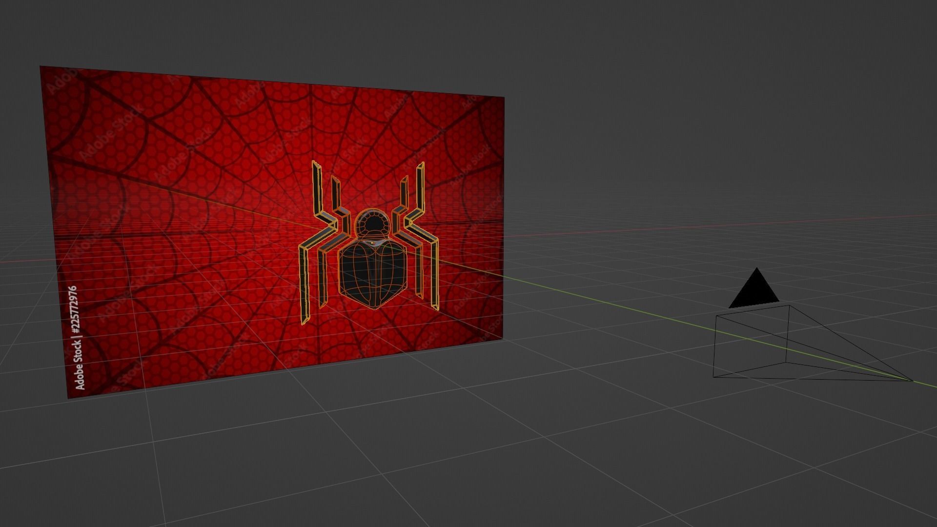 Inspired Spider Emblem - Realistic Superhero 3D Model 3D model_9
