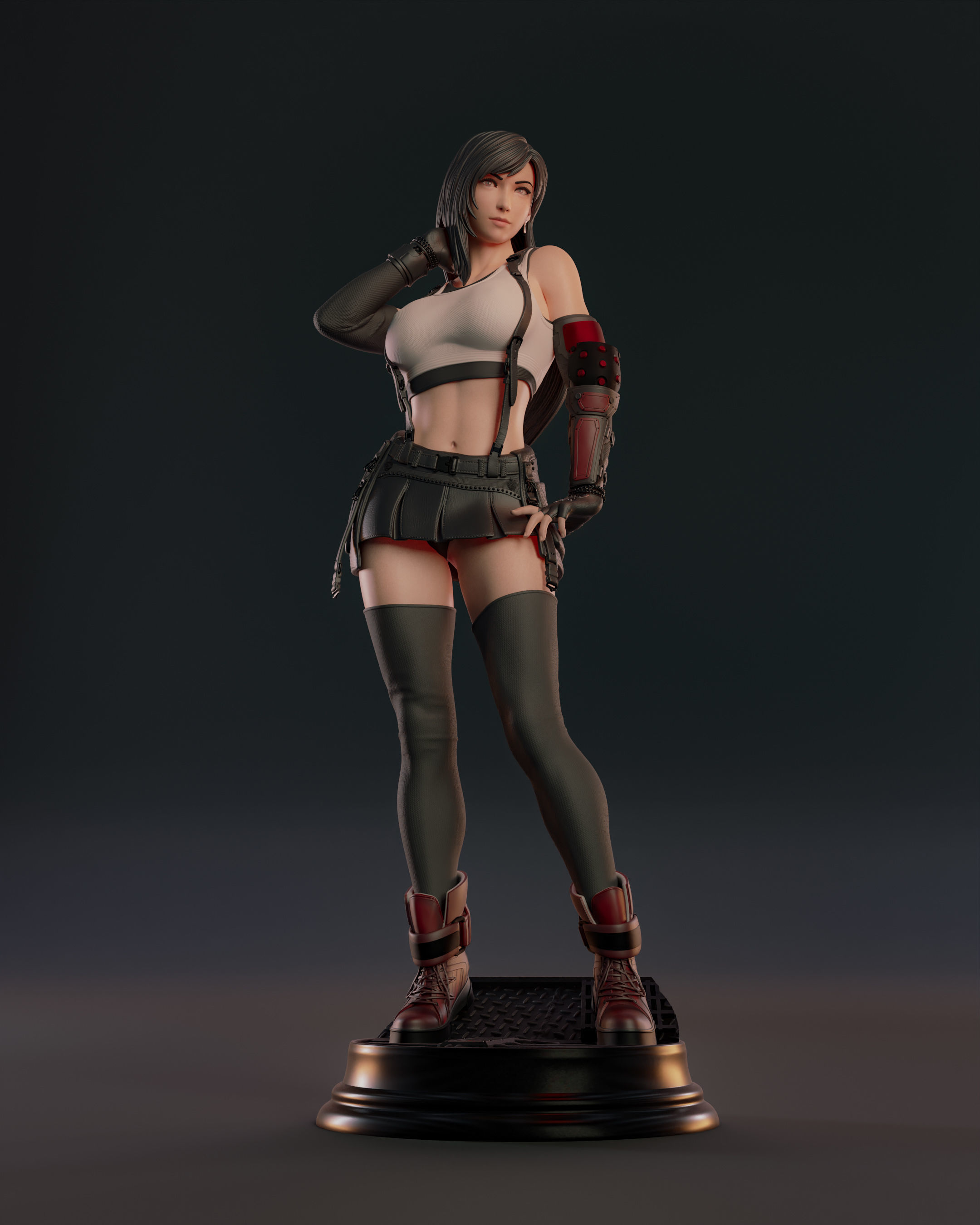 Tifa Lockhart 3D print model_13