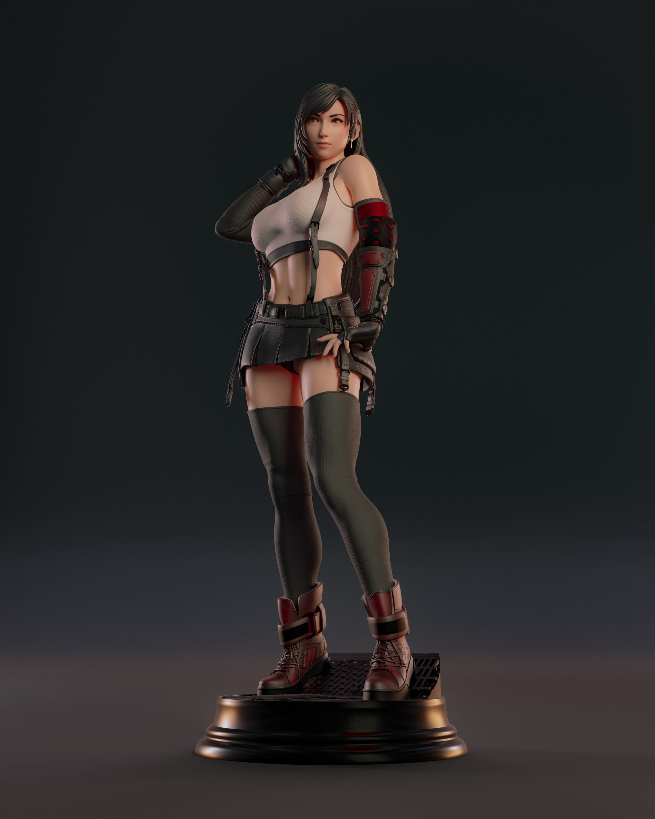 Tifa Lockhart 3D print model_12