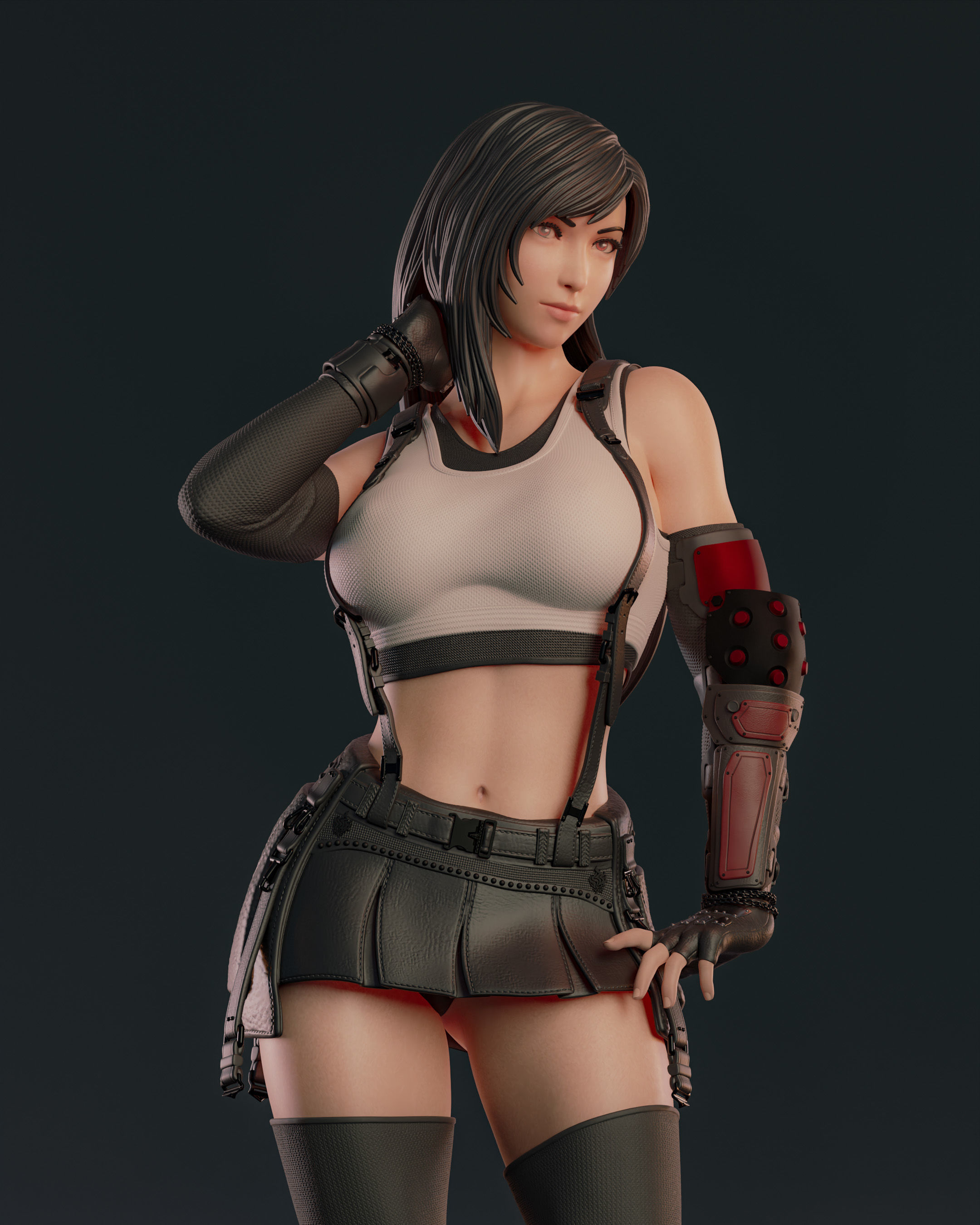 Tifa Lockhart 3D print model_15